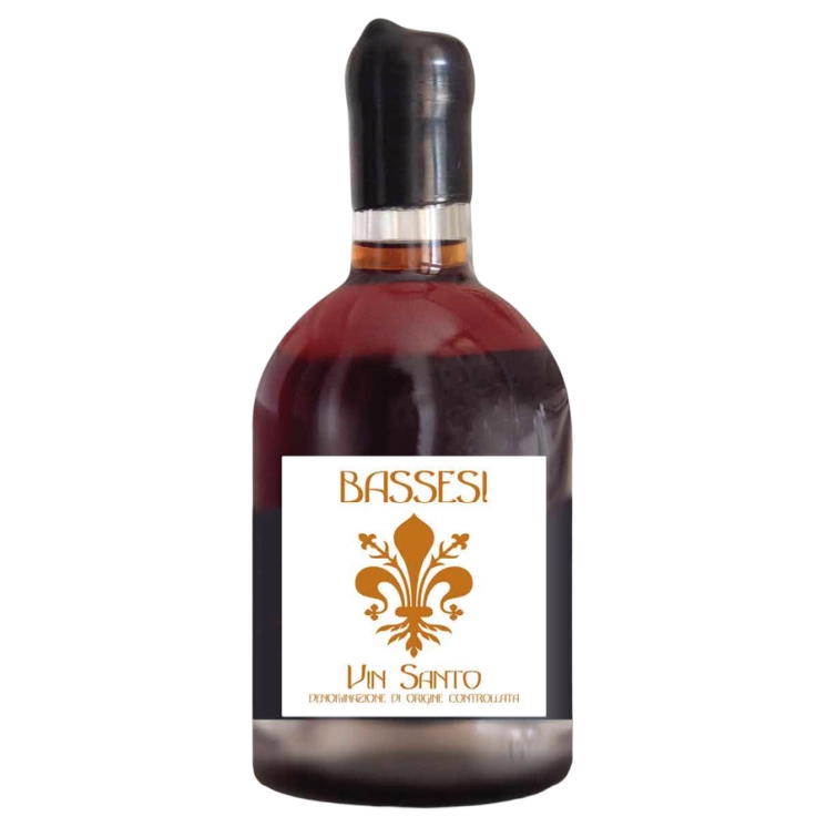 A bottle of Bassesi Vin Santo Del Chianti DOCG 2004 375ml White Wine