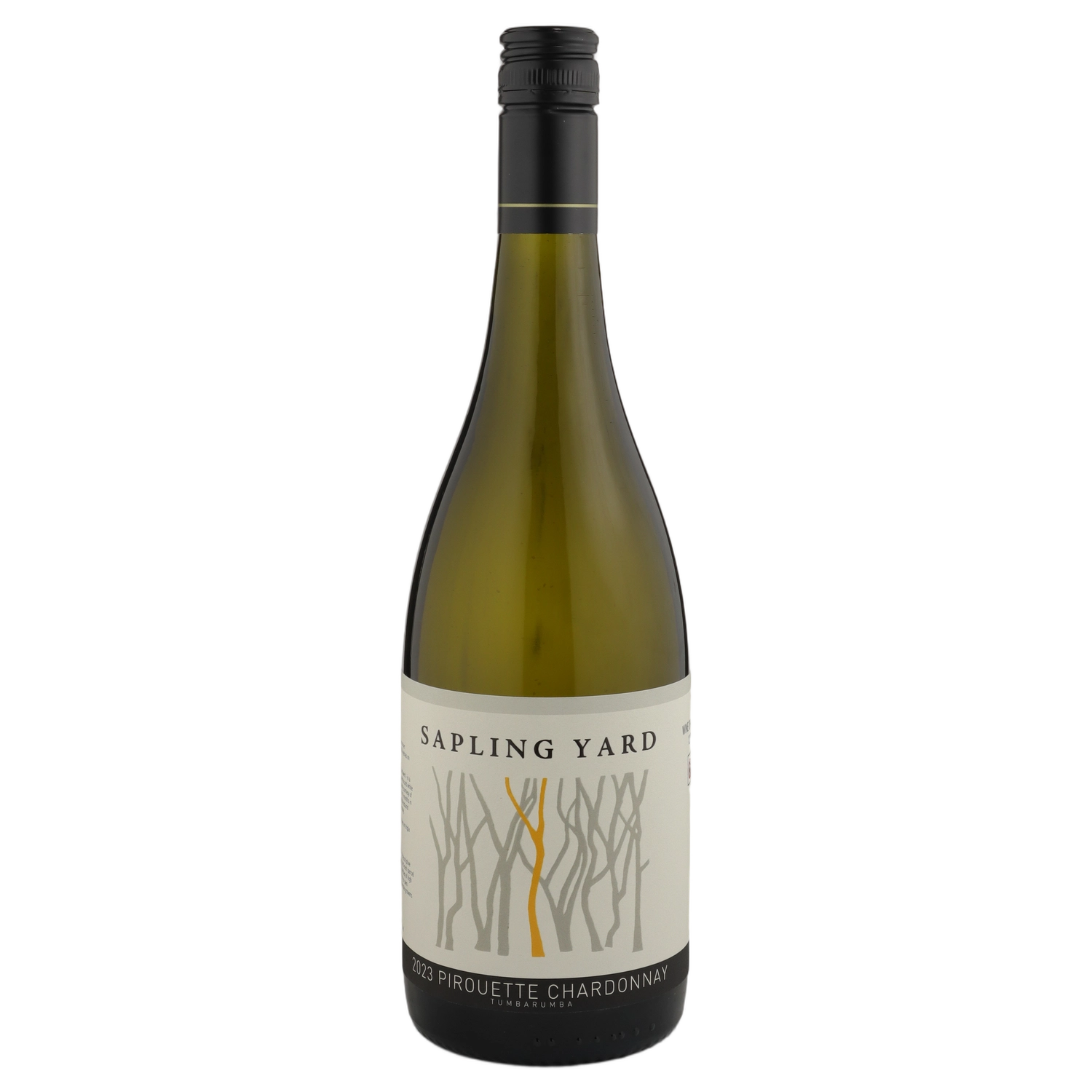 A bottle of 2023 Sapling Yard Chardonnay 750ml White Wine