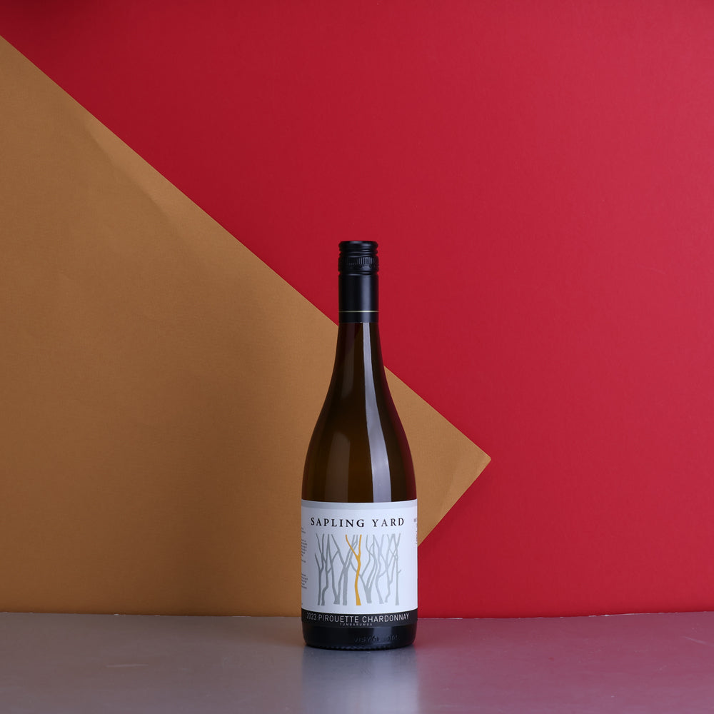A bottle of Sapling Yard Chardonnay 2023 750ml White Wine