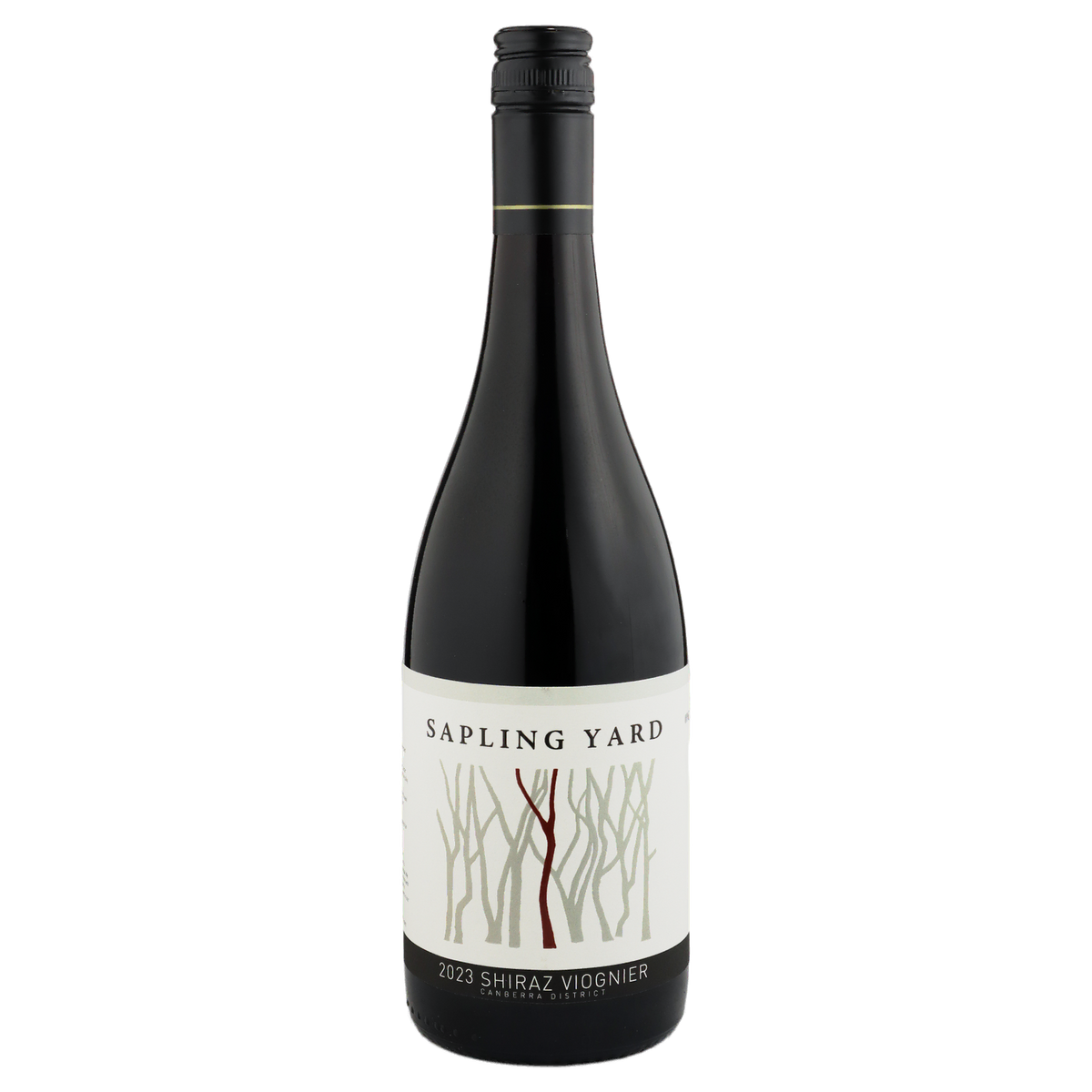 A bottle of Sapling Yard Shiraz Viognier 2023 750ml Red Wine