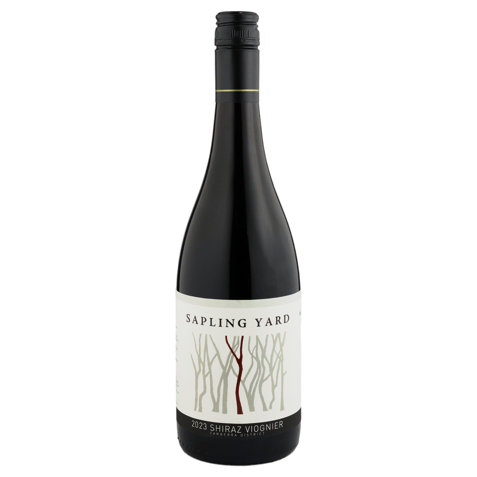 A bottle of Sapling Yard Shiraz Viognier 2023 750ml Red Wine