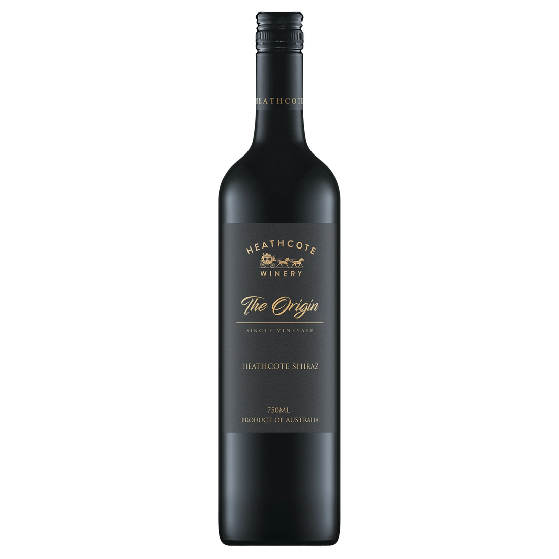 A bottle of 2024 Heathcote The Origin Shiraz 750ml Red Wine