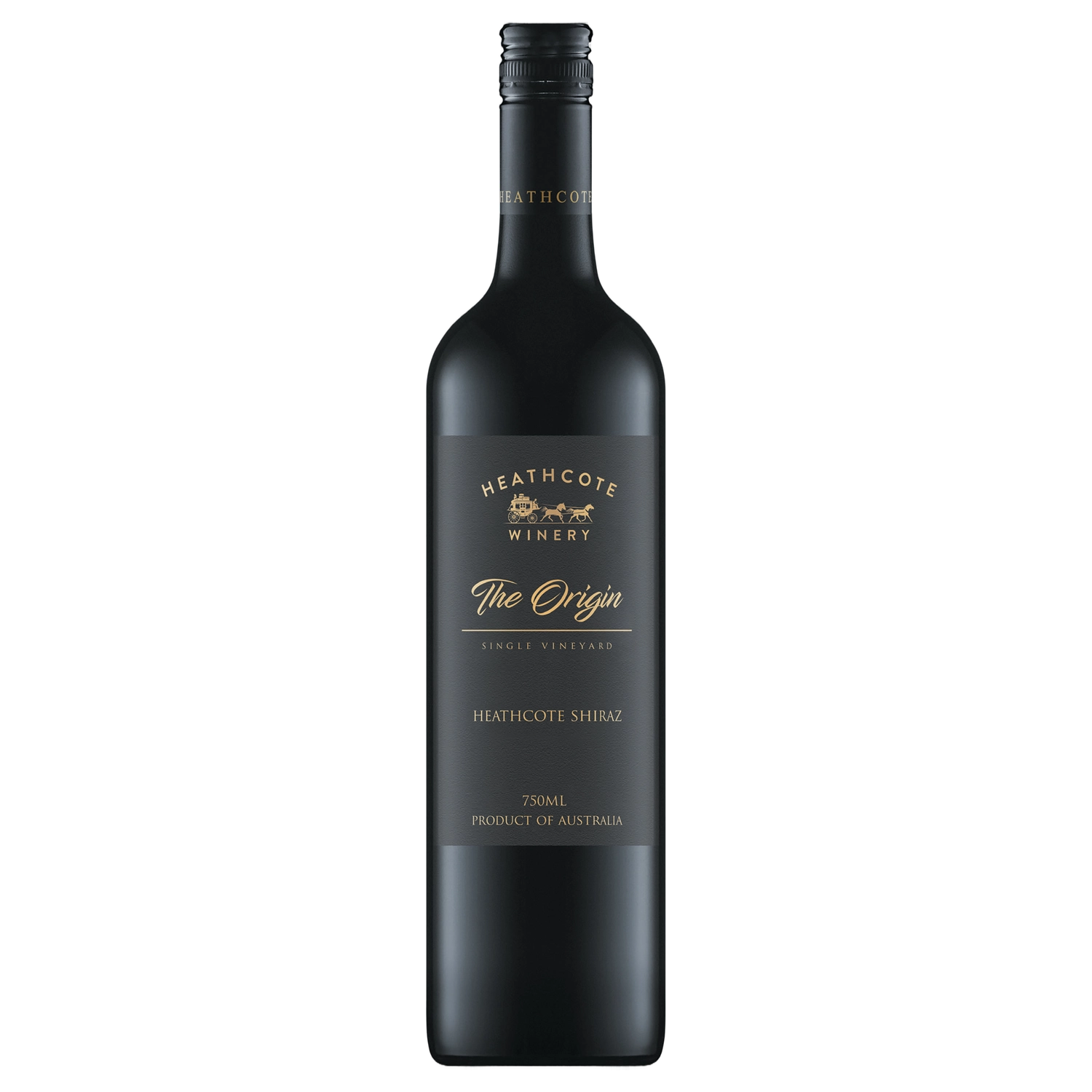 A bottle of 2024 Heathcote The Origin Shiraz 750ml Red Wine