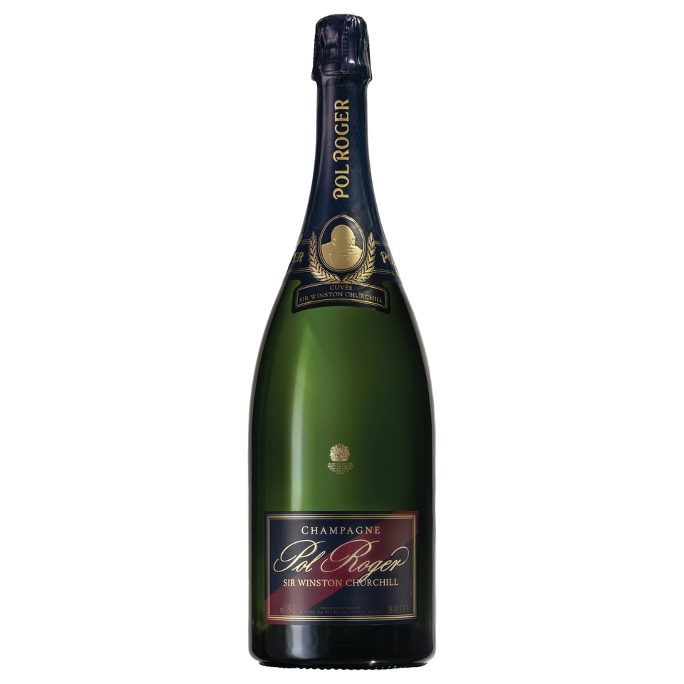 A bottle of 2018 Pol Roger Cuvée Sir Winston Churchill 1500ml Sparkling Wine
