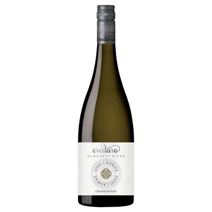 A bottle of 2024 Credaro 1000 Crowns Chardonnay 750ml White Wine