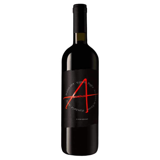 A bottle of 2021 Felline Anarkos Rosso IGP 750ml Red Wine
