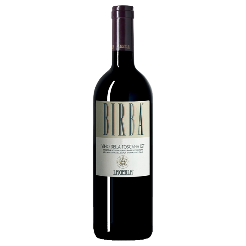 A bottle of 2021 La Gerla Birba IGT 750ml Red Wine