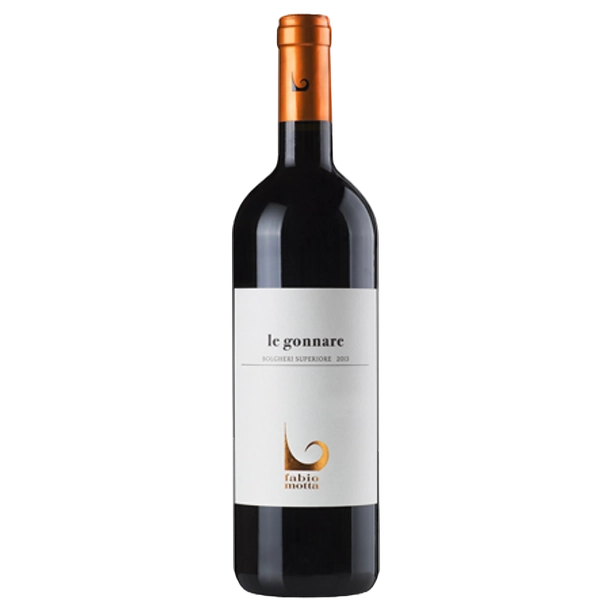 A bottle of 2021 Motta Fabio Bolgheri Superiore Le Gonnare DOC 750ml Red Wine