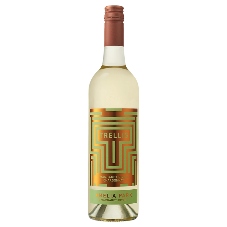 A bottle of 2025 Amelia Park Trellis Chardonnay 750ml White Wine