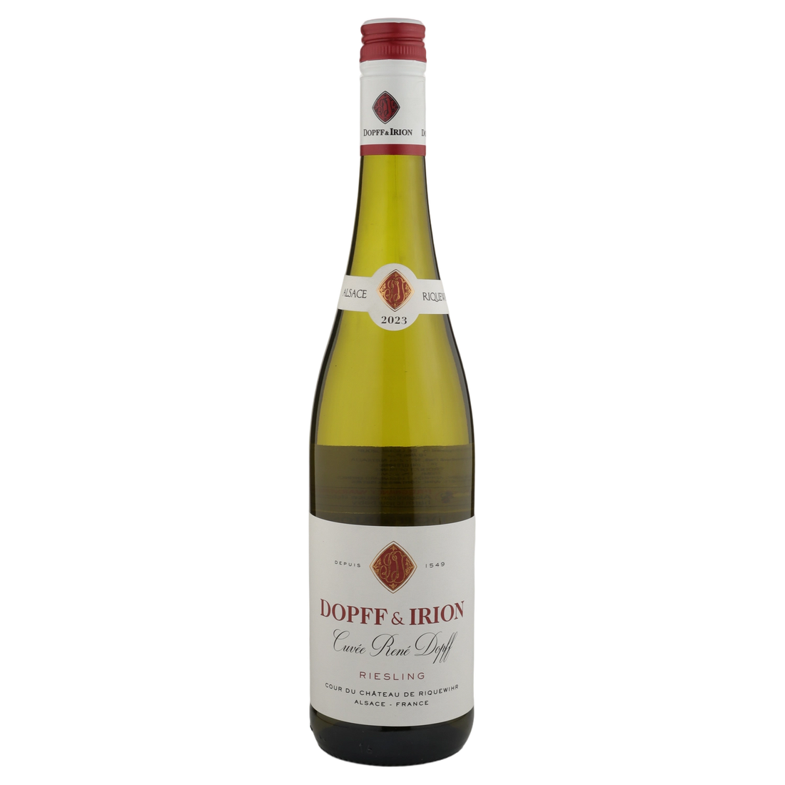 A bottle of 2023 Dopff & Irion Riesling 750ml White Wine