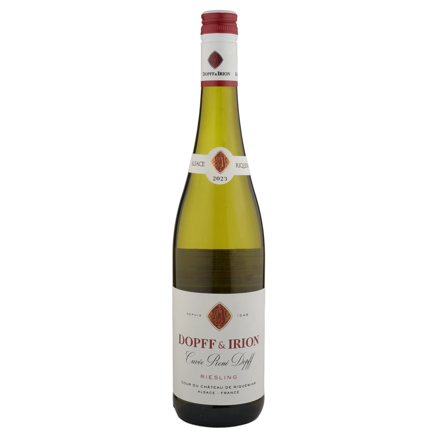 A bottle of 2023 Dopff & Irion Riesling 750ml White Wine