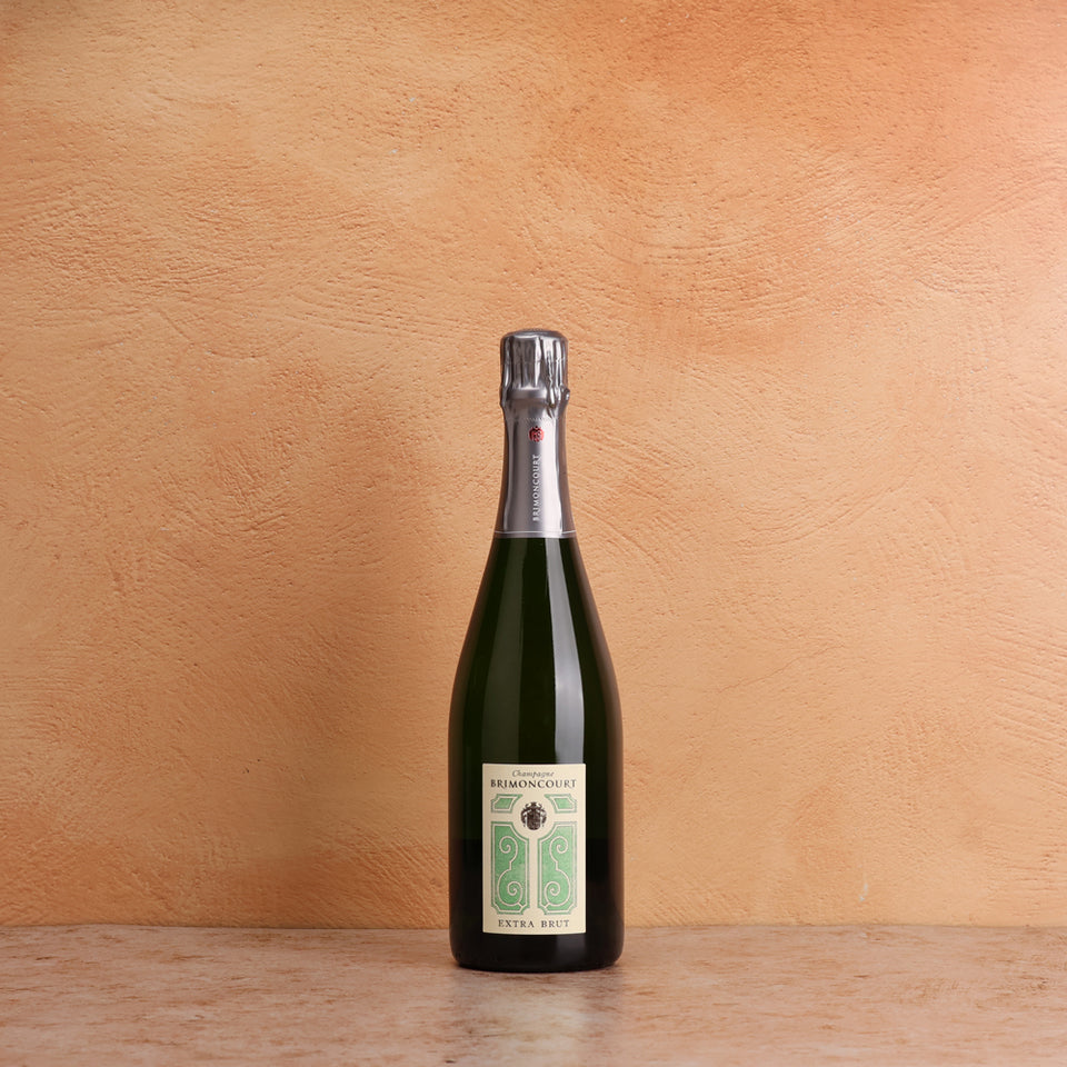 A bottle of NV Champagne Brimoncourt Extra Brut 750ml Sparkling Wine