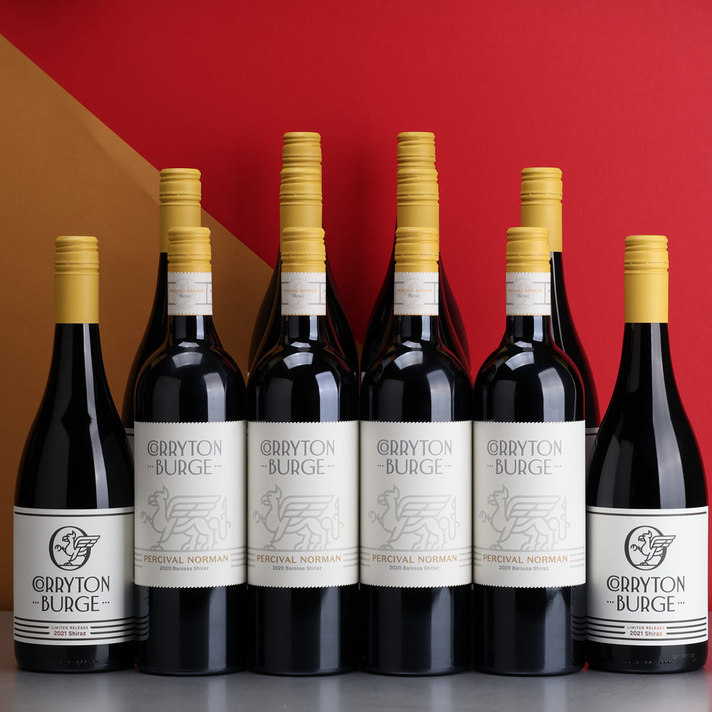 A collection of Corryton Burge Shiraz Upgrade Dozen from The Wine Collective