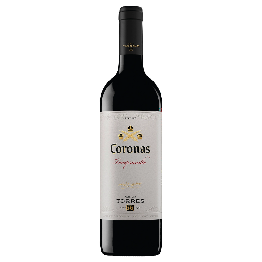 A bottle of 2022 Torres Coronas 750ml Red Wine