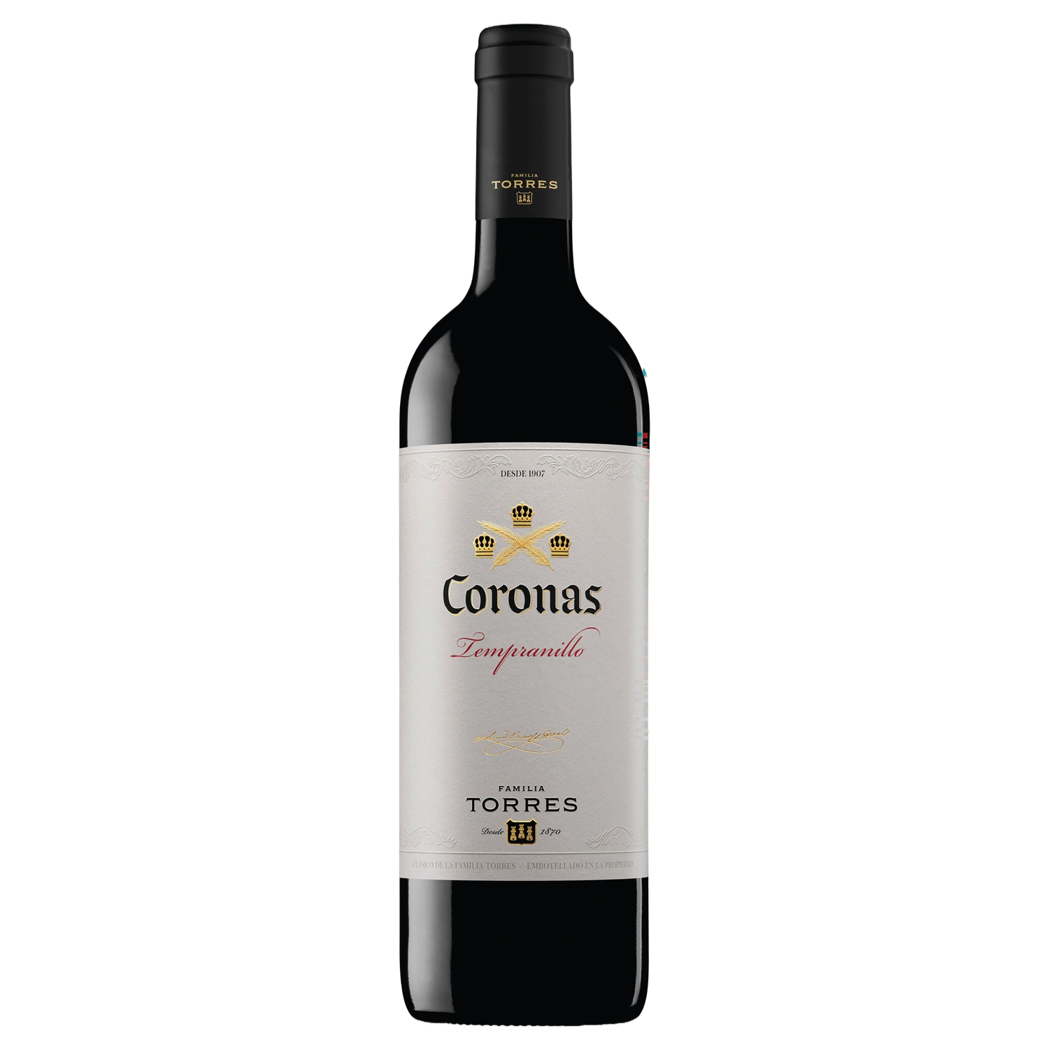 A bottle of 2022 Torres Coronas 750ml Red Wine