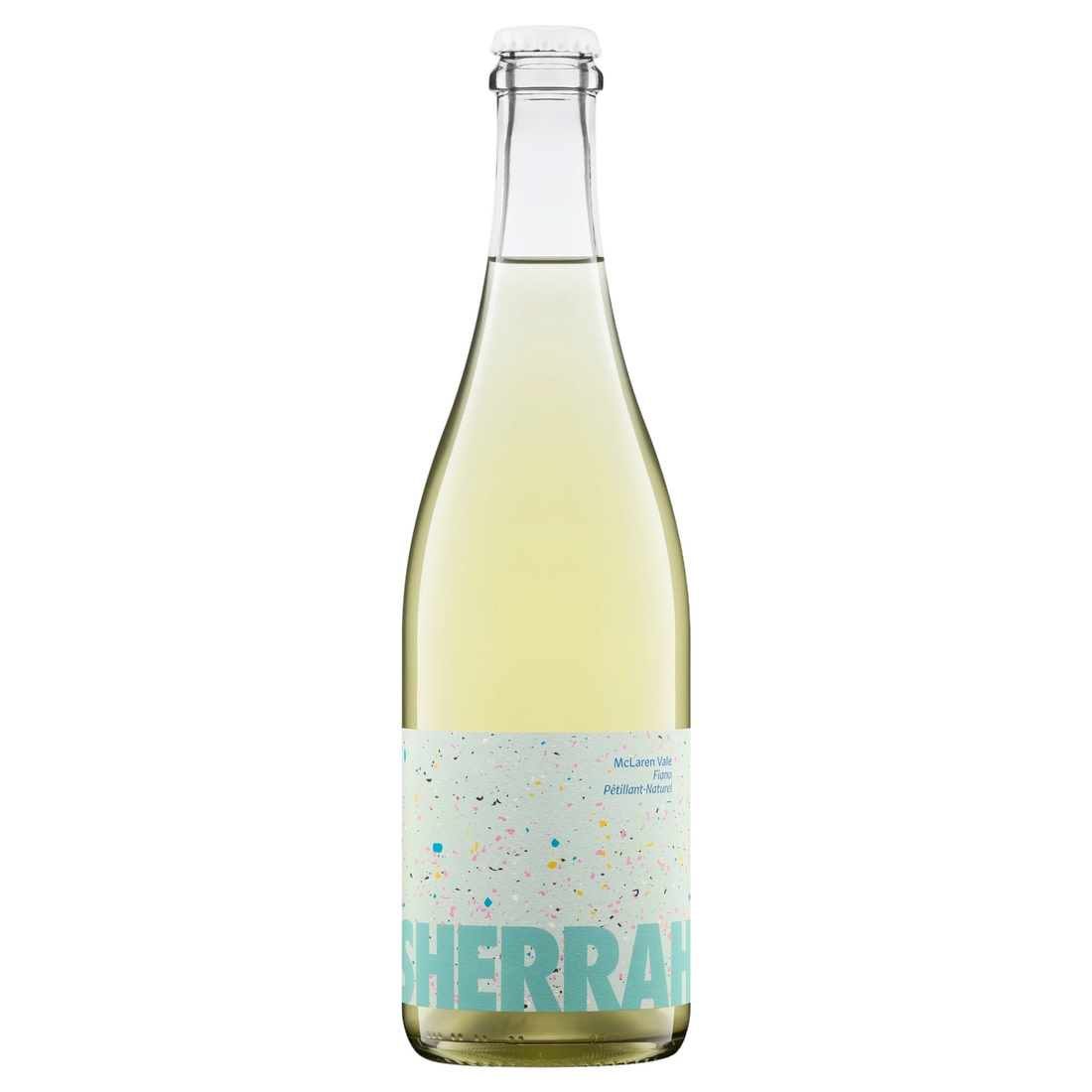 A bottle of 2025 Sherrah Pet Nat Fiano 750ml White Wine