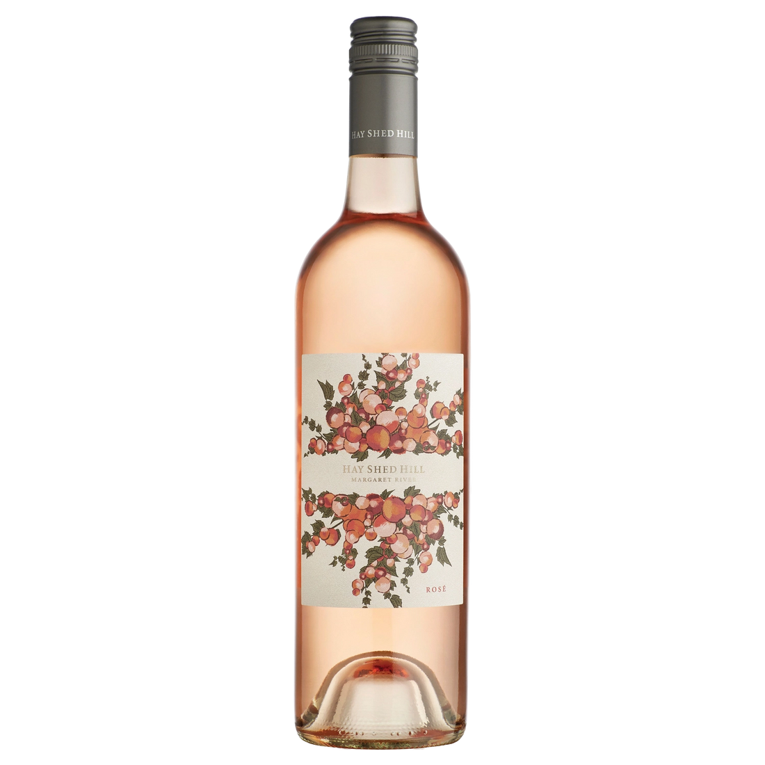 A bottle of 2025 Hay Shed Hill Vineyard Series Pinot Noir Rosé 750ml Red Wine