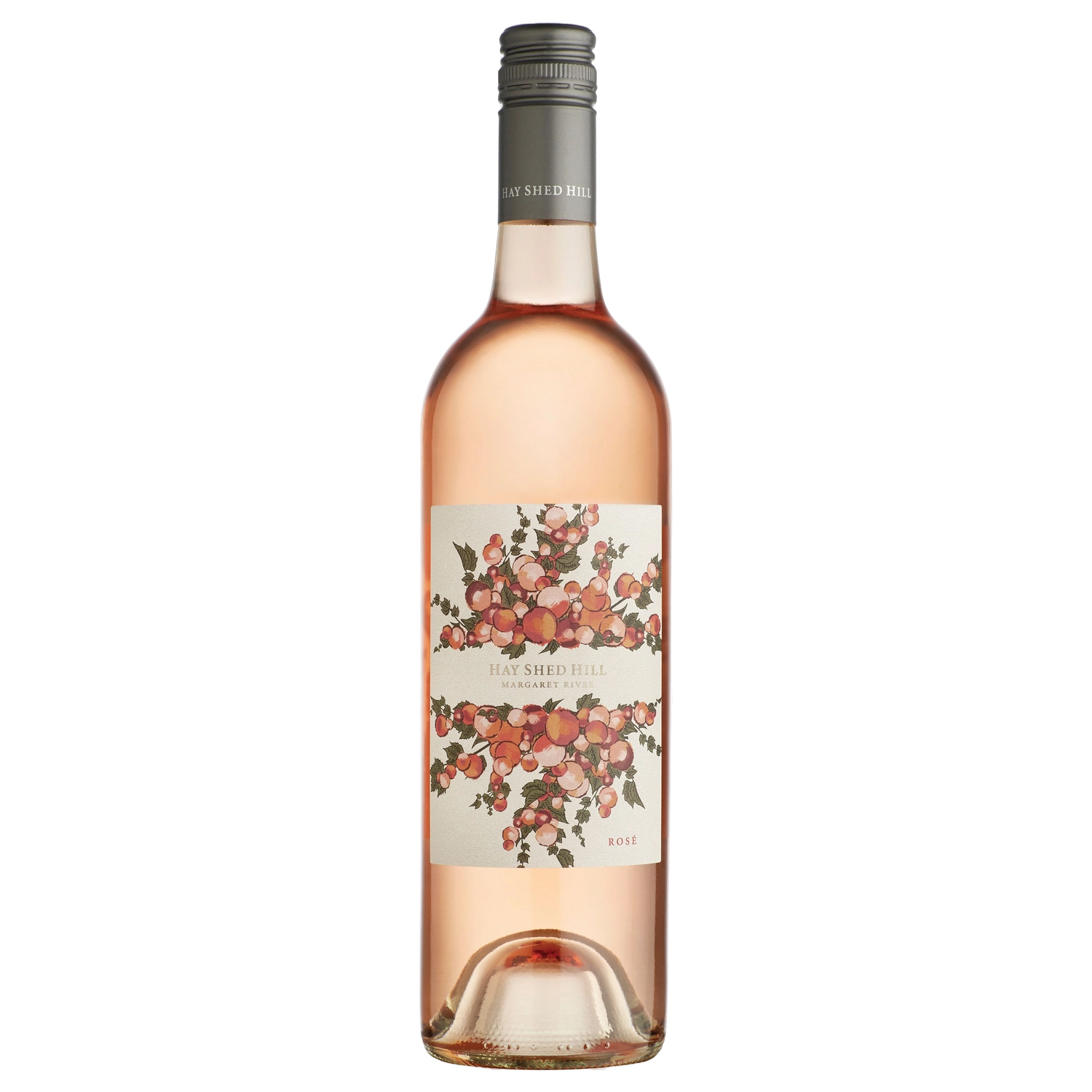 A bottle of 2025 Hay Shed Hill Vineyard Series Pinot Noir Rosé 750ml Red Wine