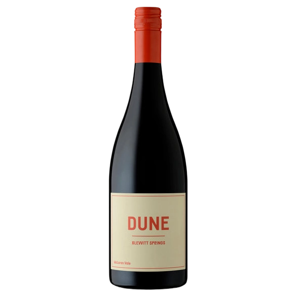 A bottle of Dune Blewitt Springs Shiraz 2024 750ml Red Wine