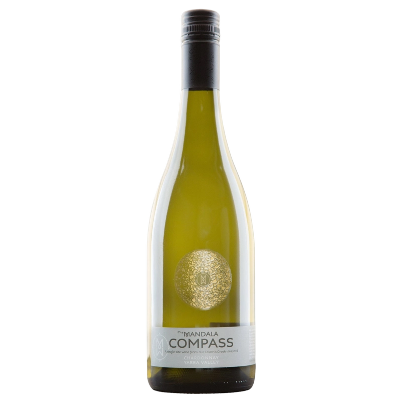 A bottle of 2024 Mandala Compass Chardonnay 750ml White Wine