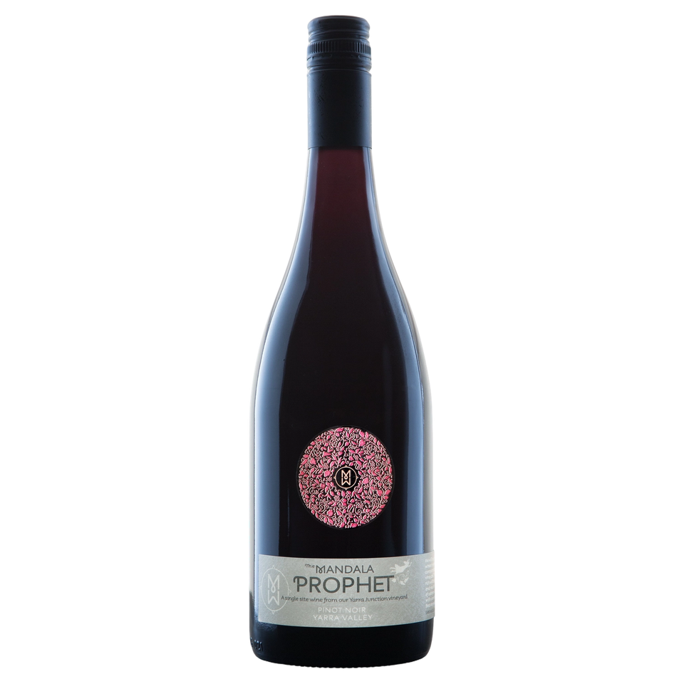 A bottle of 2024 Mandala Prophet Pinot Noir 750ml Red Wine