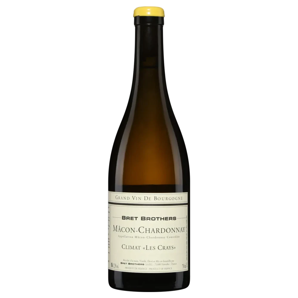 A bottle of 2023 Bret Brothers Mâcon Chardonnay Climat Les Crays 750ml White Wine