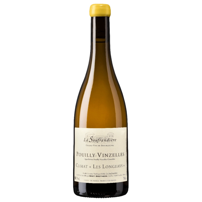A bottle of 2023 La Soufrandière Pouilly Vinzelles Climat Les Longeays 750ml White Wine