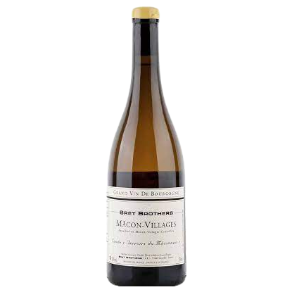 A bottle of 2023 Bret Brothers Mâcon Villages Terroirs du Mâconnais 750ml White Wine