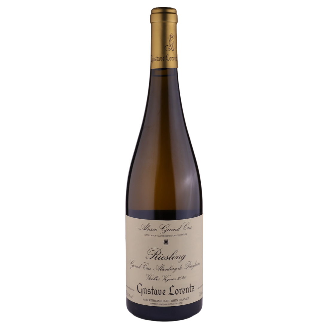 A bottle of 2020 Gustave Lorentz Riesling Grand Cru Altenberg de Bergheim 750ml White Wine