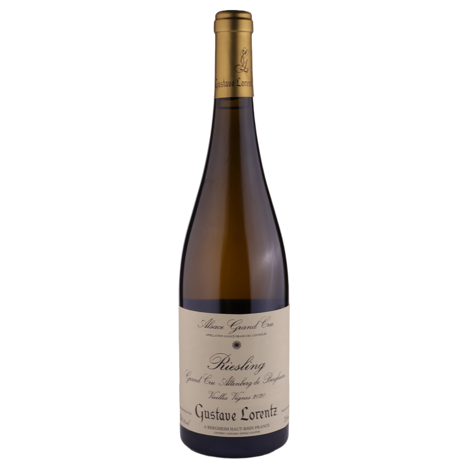 A bottle of 2020 Gustave Lorentz Riesling Grand Cru Altenberg de Bergheim 750ml White Wine