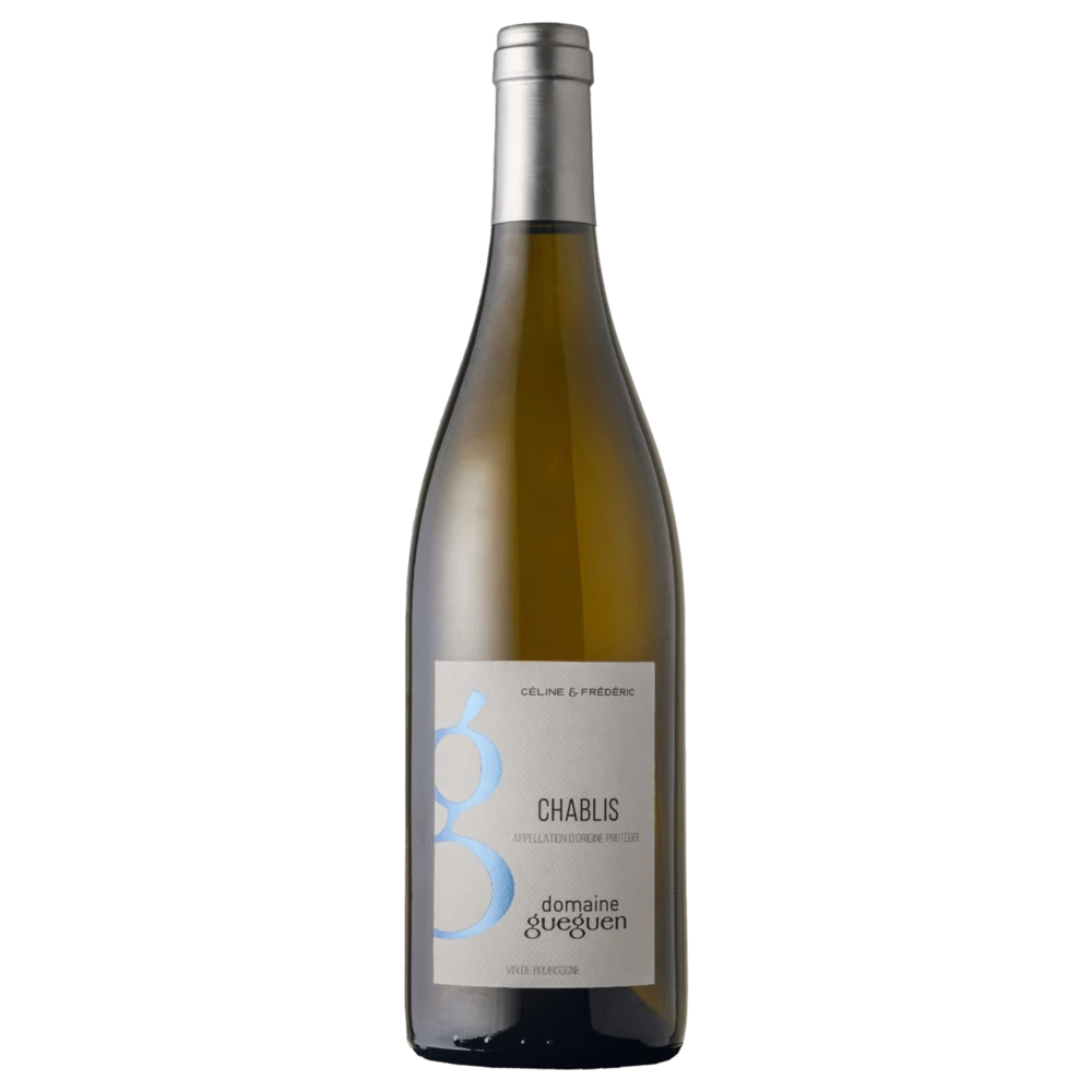 A bottle of 2024 Domaine Gueguen Chablis 750ml White Wine