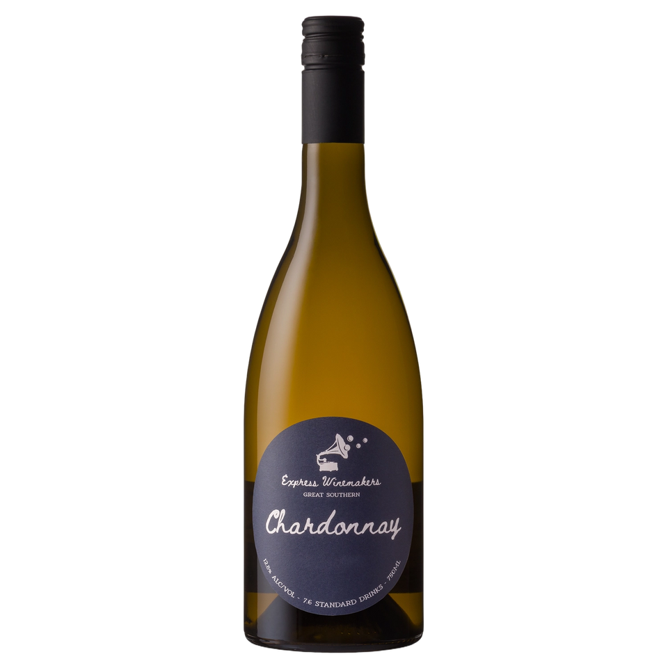 A bottle of 2025 Express Winemakers Chardonnay 750ml White Wine