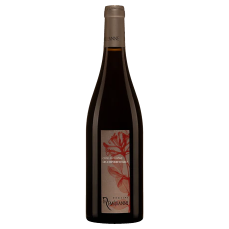 A bottle of 2023 Domaine la Réméjeanne Côtes du Rhône Les Chèvrefeuilles Rouge 750ml Red Wine