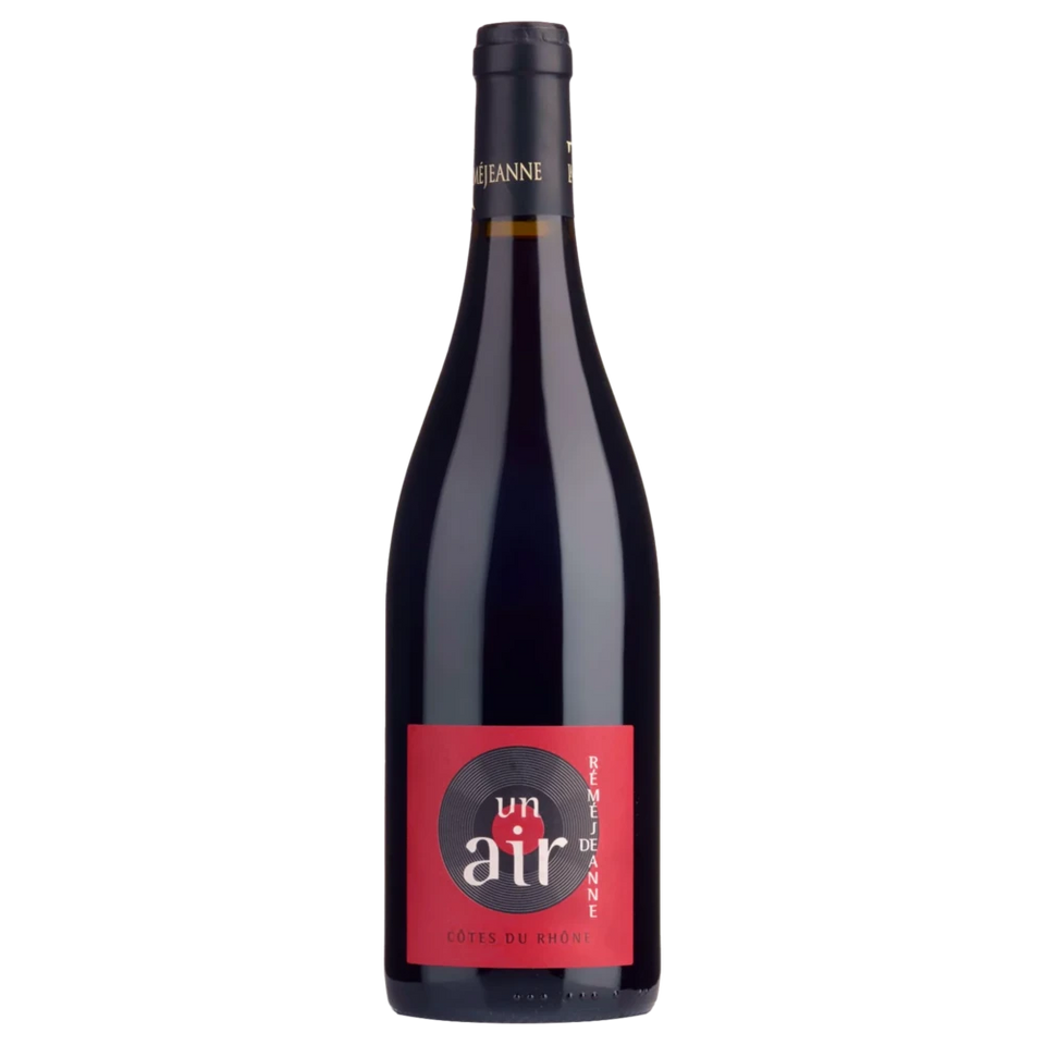 A bottle of 2024 Domaine la Réméjeanne Côtes du Rhône Un Air de Réméjeanne 750ml Red Wine