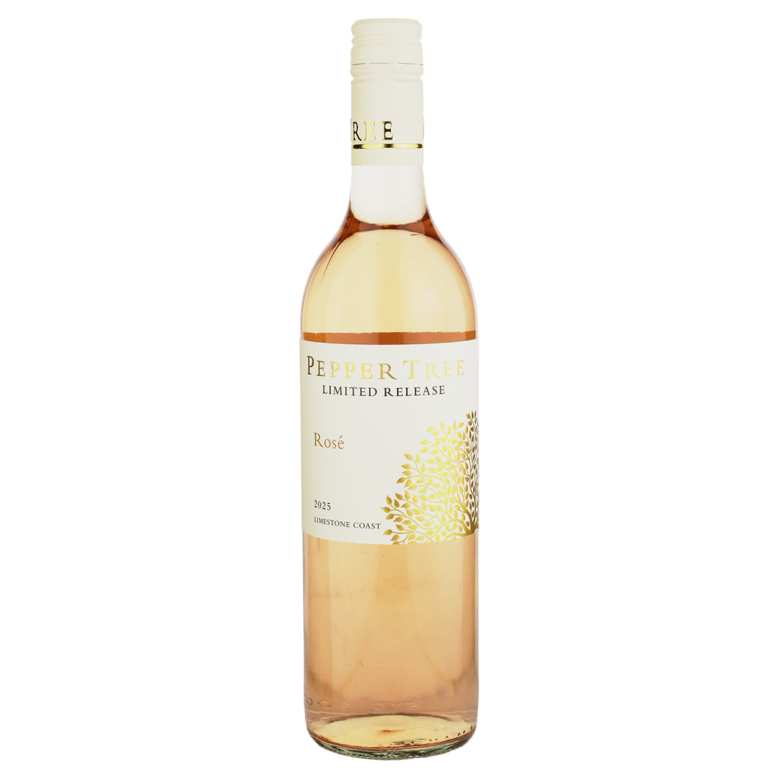 A bottle of Pepper Tree Limited Release Rose 2025 750ml Rose Wine
