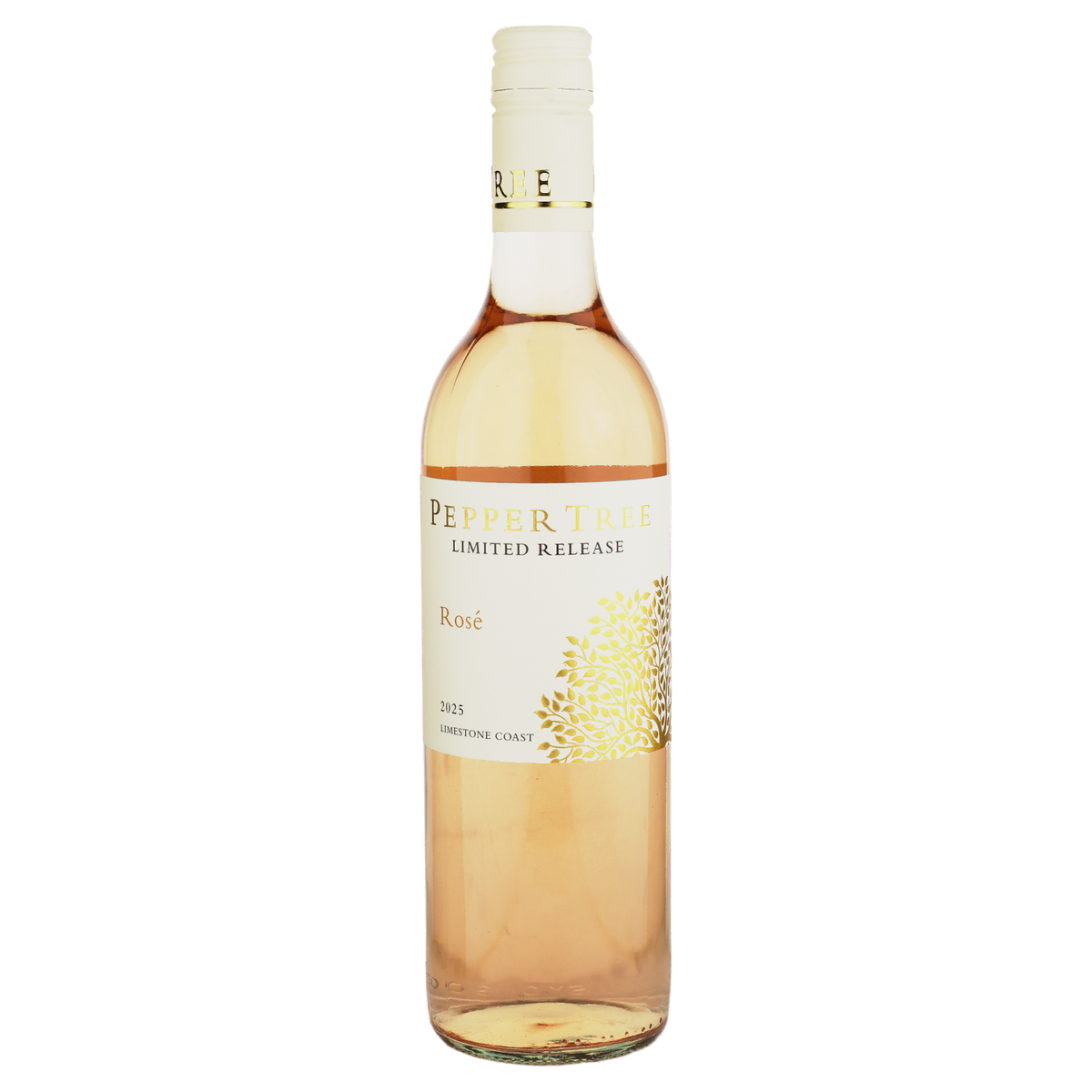 A bottle of Pepper Tree Limited Release Rose 2025 750ml Rose Wine