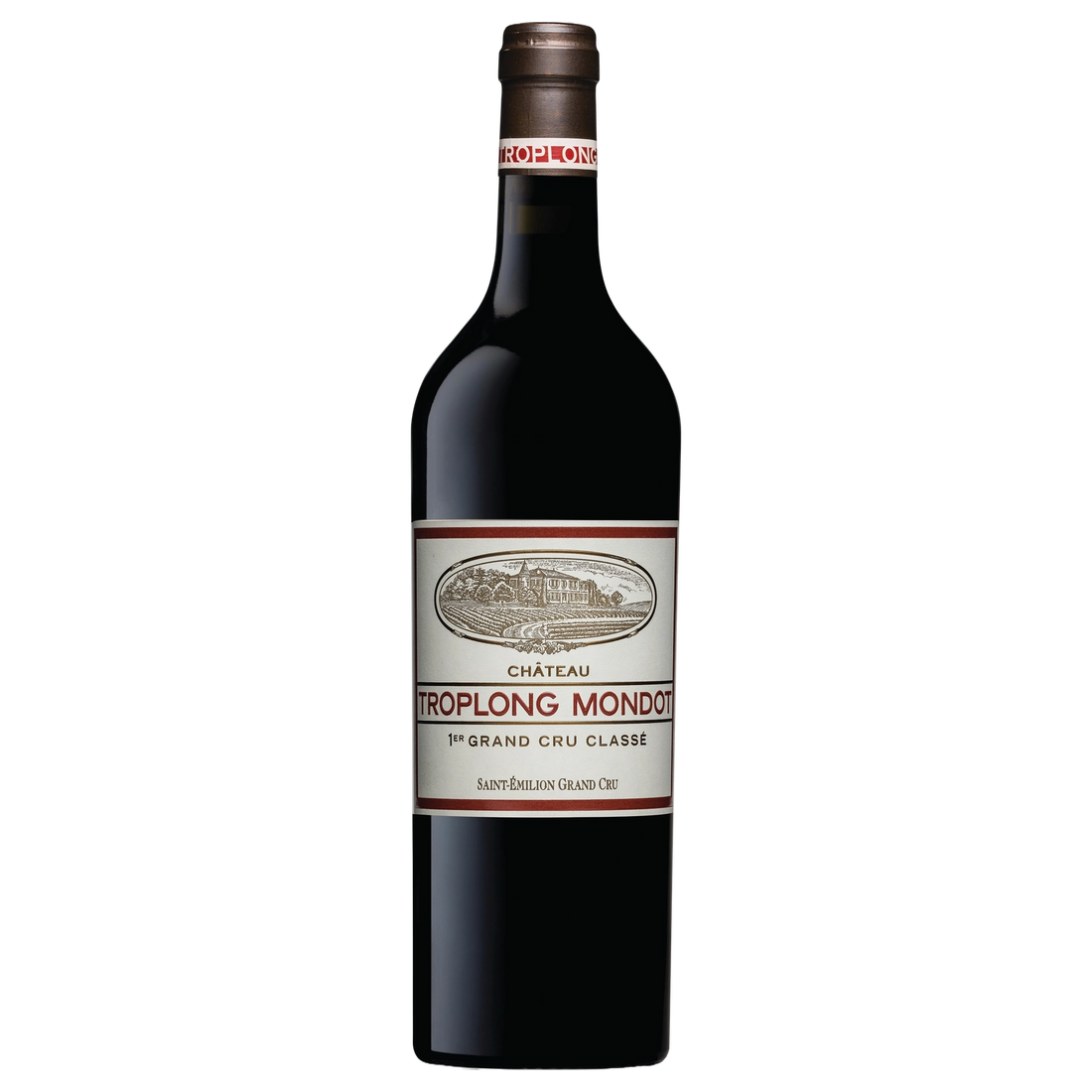 A bottle of 2010 Château Troplong Mondot Grand Cru Classé 750ml Red Wine