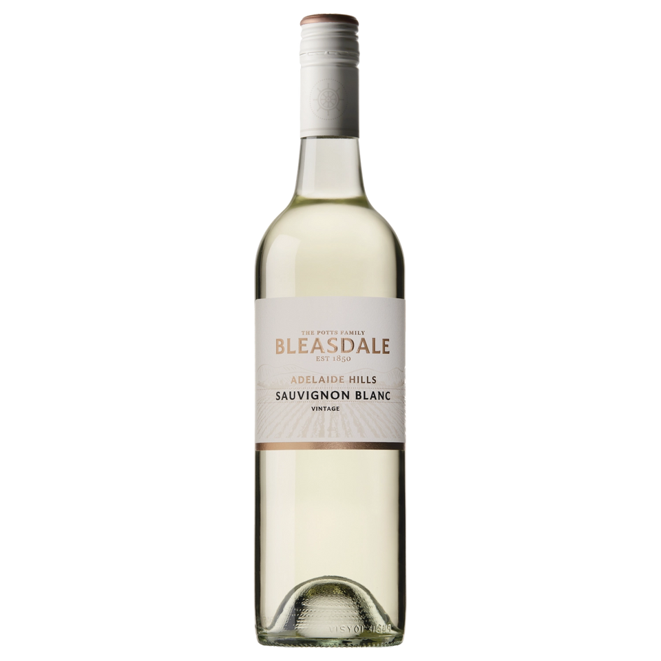 A bottle of 2025 Bleasdale Adelaide Hills Sauvignon Blanc 750ml White Wine