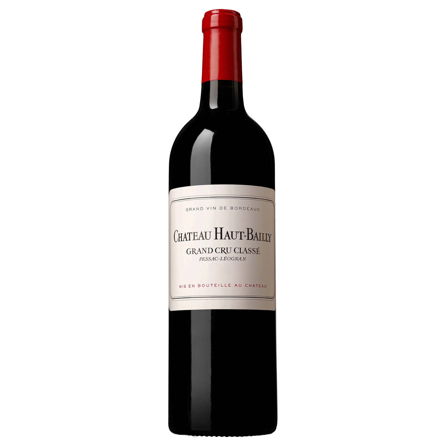 A bottle of 2019 Château Haut Bailly 750ml Red Wine