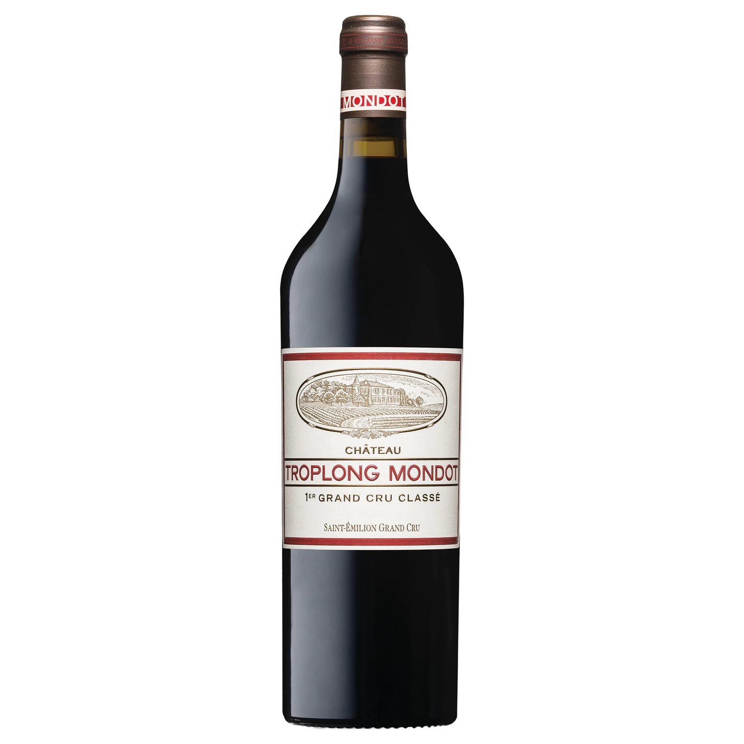 A bottle of 2019 Château Troplong Mondot Grand Cru Classé 750ml Red Wine