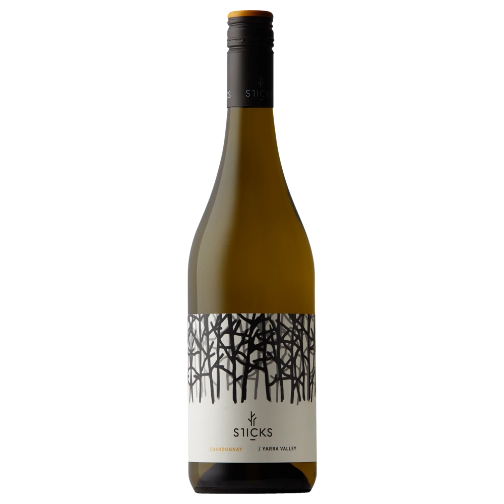 A bottle of 2025 Sticks Chardonnay 750ml White Wine