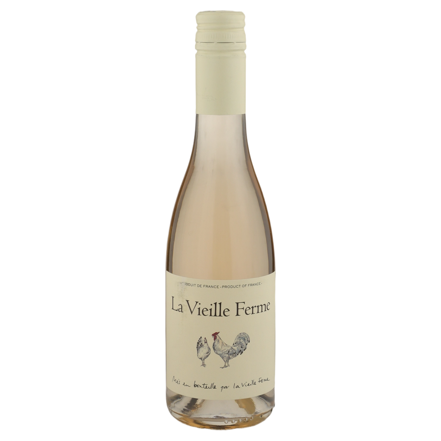 A bottle of 2024 La Vieille Ferme Rosé 375ml Red Wine