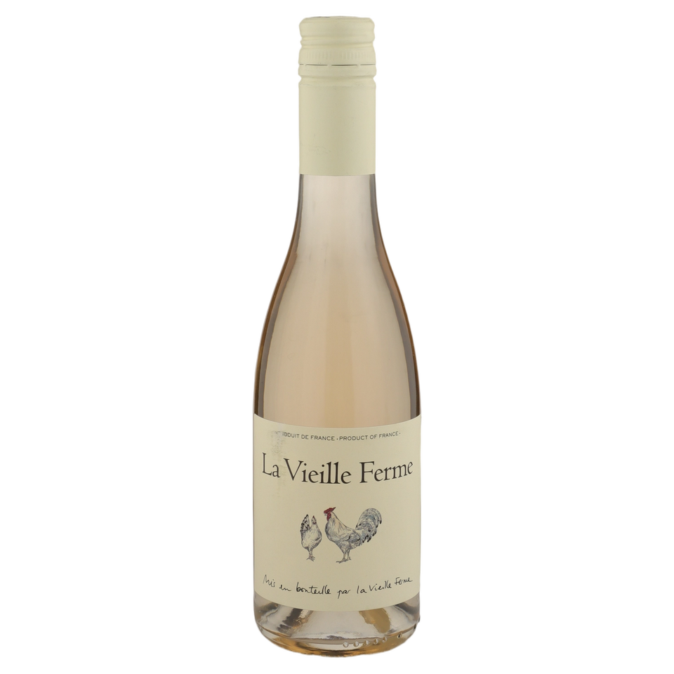 A bottle of 2024 La Vieille Ferme Rosé 375ml Red Wine