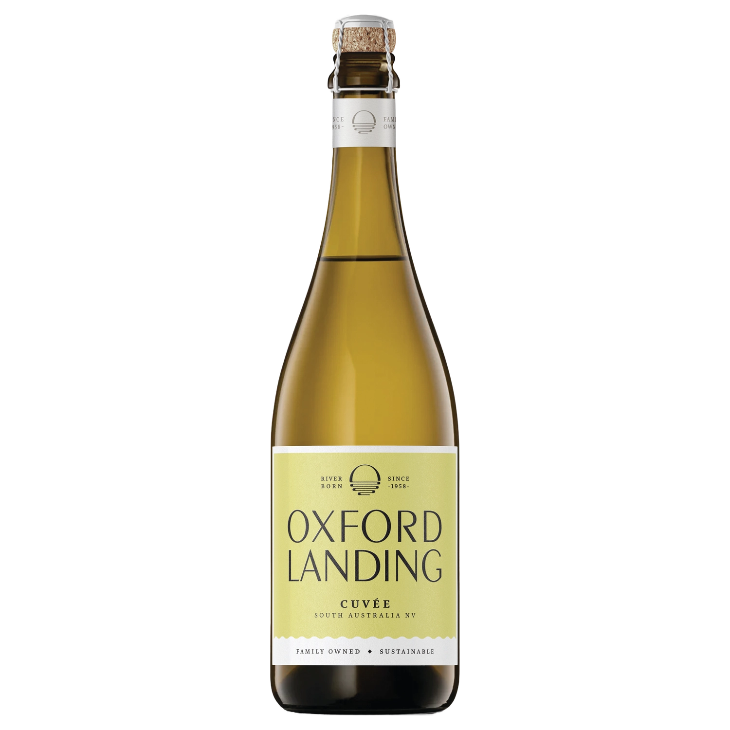 A bottle of NV Oxford Landing Cuvée 750ml Sparkling Wine