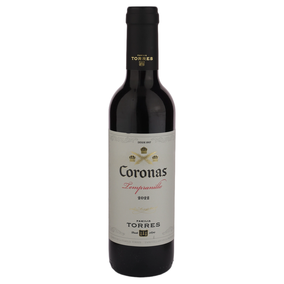 A bottle of 2022 Torres Coronas 375ml Red Wine