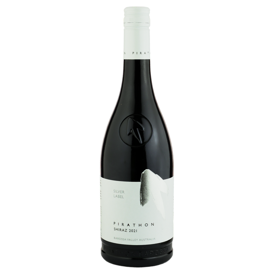 A bottle of 2021 Pirathon Silver Shiraz 750ml Red Wine