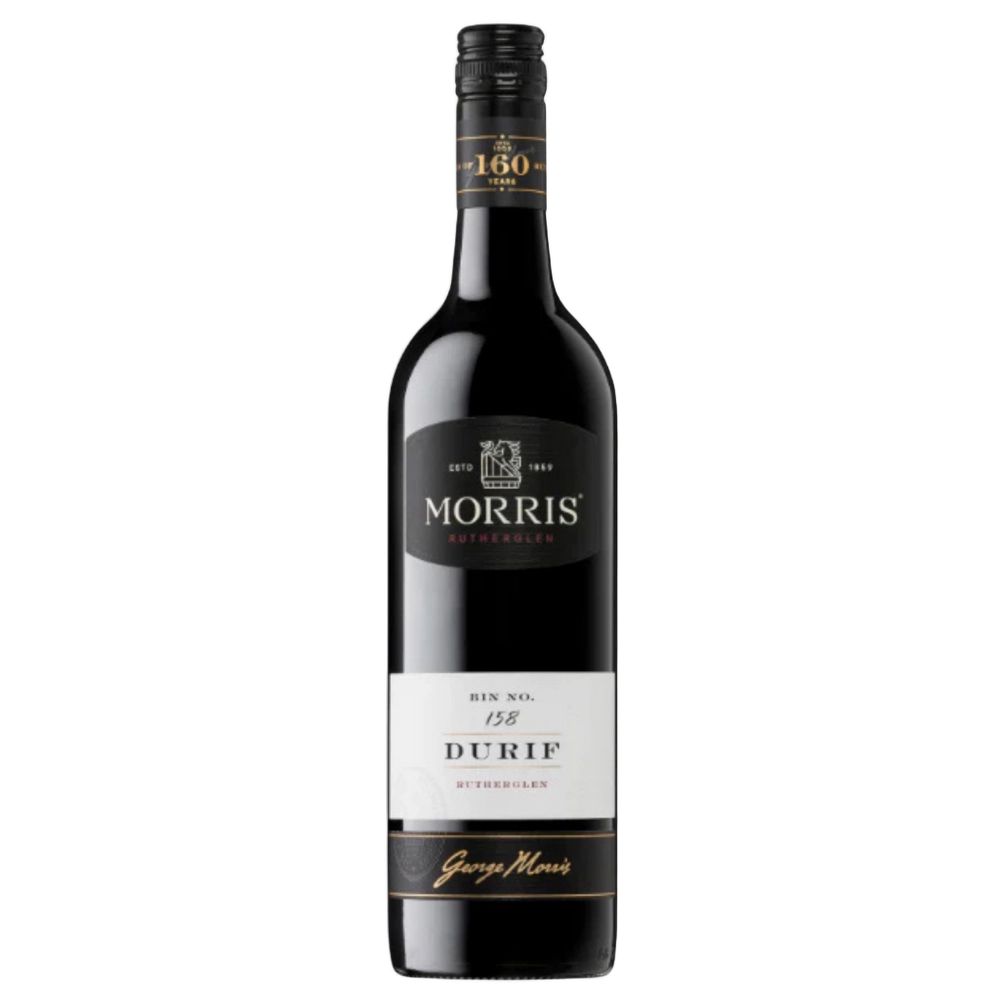 A bottle of 2024 Morris Bin 158 Durif 750ml Red Wine