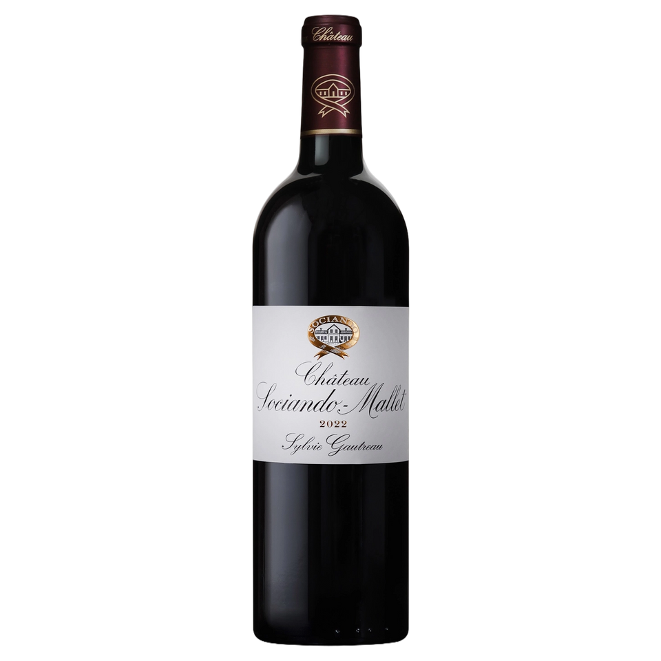 A bottle of 2023 Chateau Sociando Mallet 750ml Red Wine
