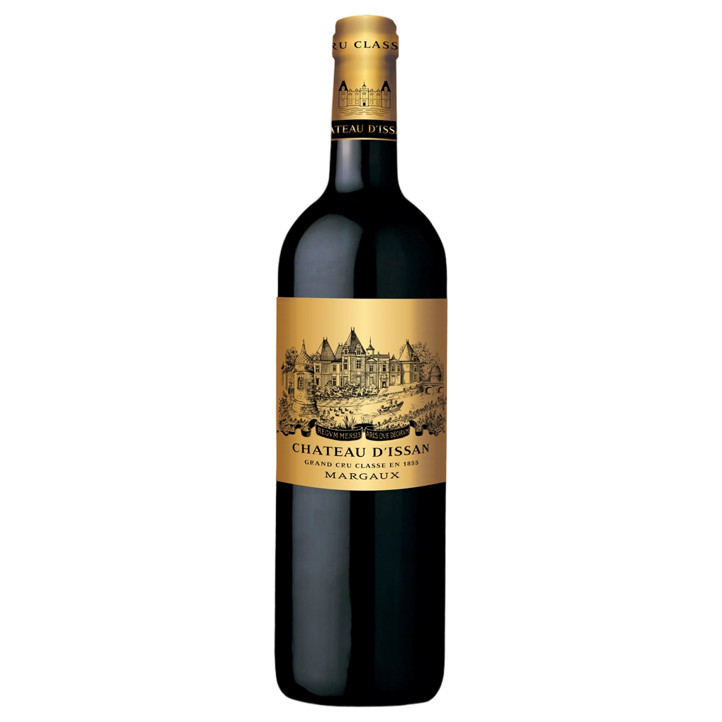 A bottle of 2022 Chateau D'Issan 750ml Red Wine