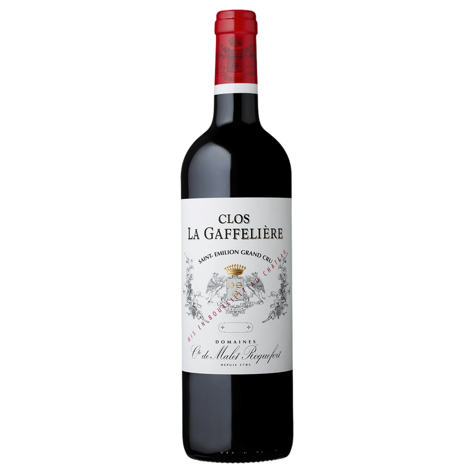 A bottle of 2023 Clos La Gaffeliere 750ml Red Wine